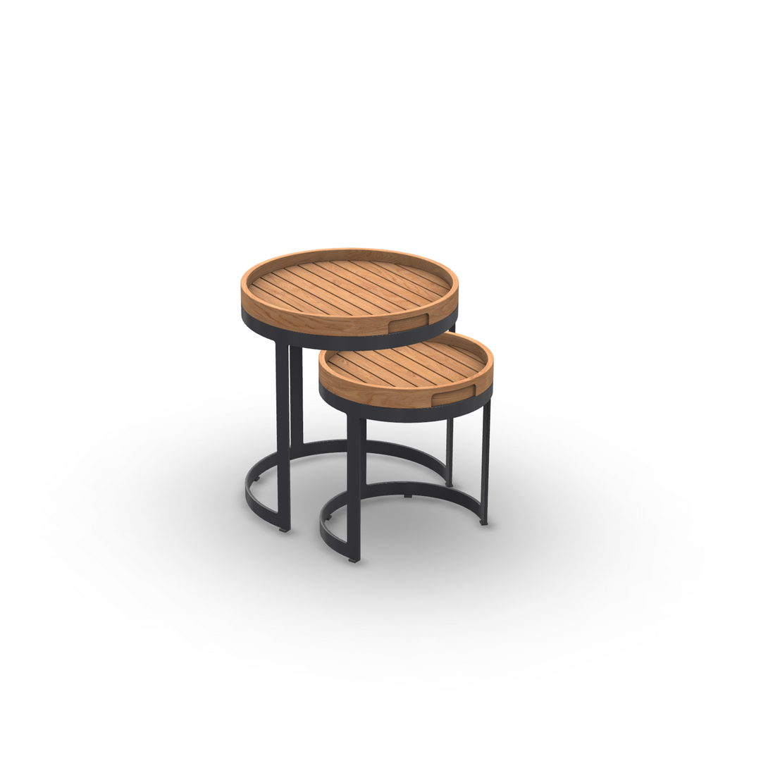 Table d'appoint Bertus charcoal