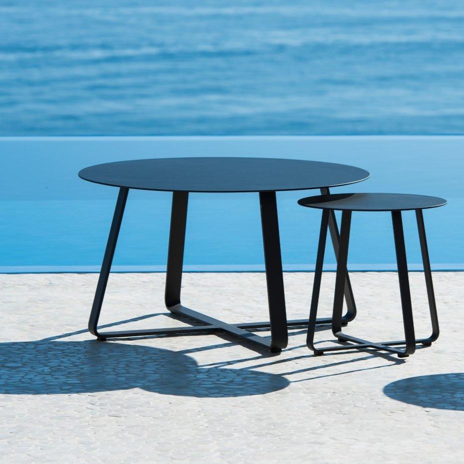 Elko koffietafel charcoal Ø 90cm