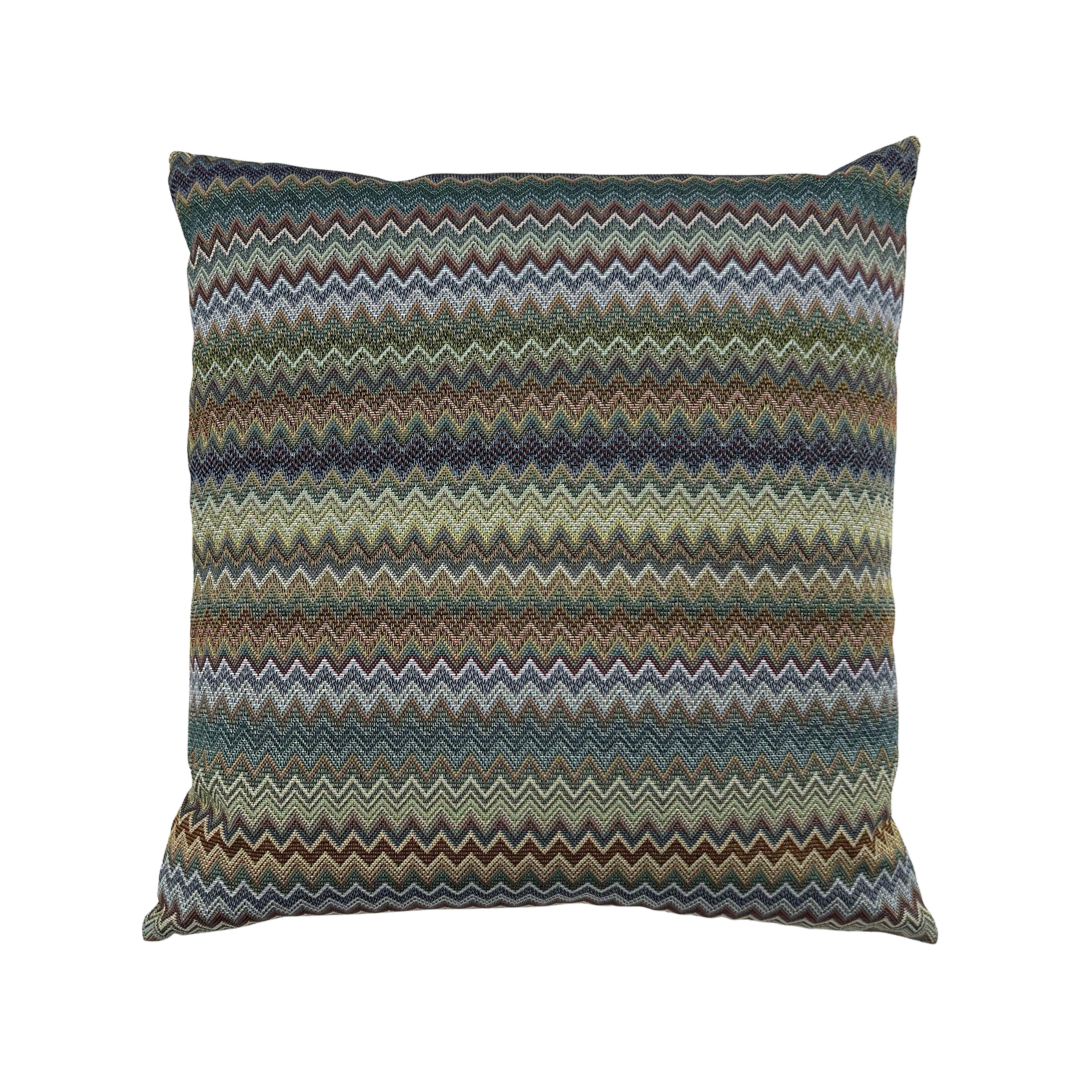 Coussin Mmio OMG bleu pastel/vert 45x45