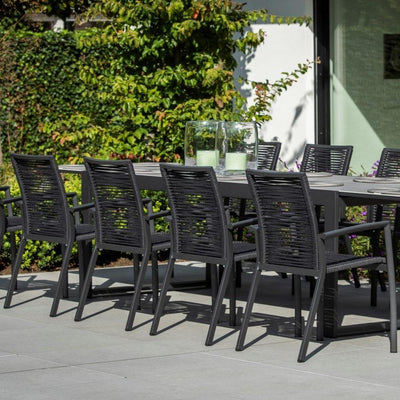 Sevilla dining rope charcoal