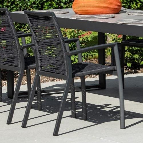 Sevilla dining rope charcoal