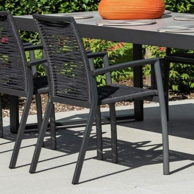 Sevilla dining rope charcoal