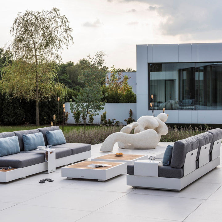 Ensemble de salon Bari | Teck dans le jardin