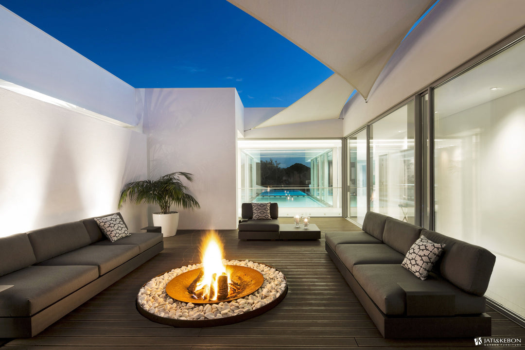 Ensemble de salon Bari | Teck dans le jardin
