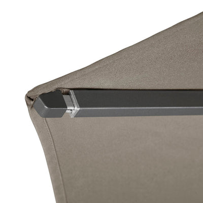 Riva stokparasol 250x250 licht grijs