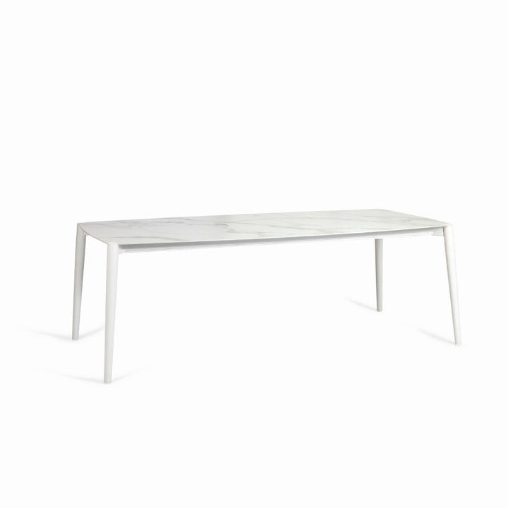 Icon table ceramic white matt 226x104 