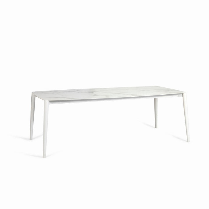 Icon table ceramic white matte 226x104