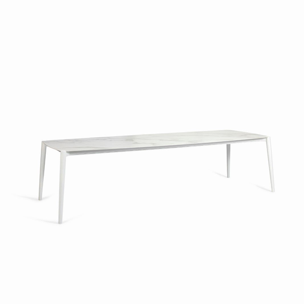 Table Icon céramique blanc mat 292x104 
