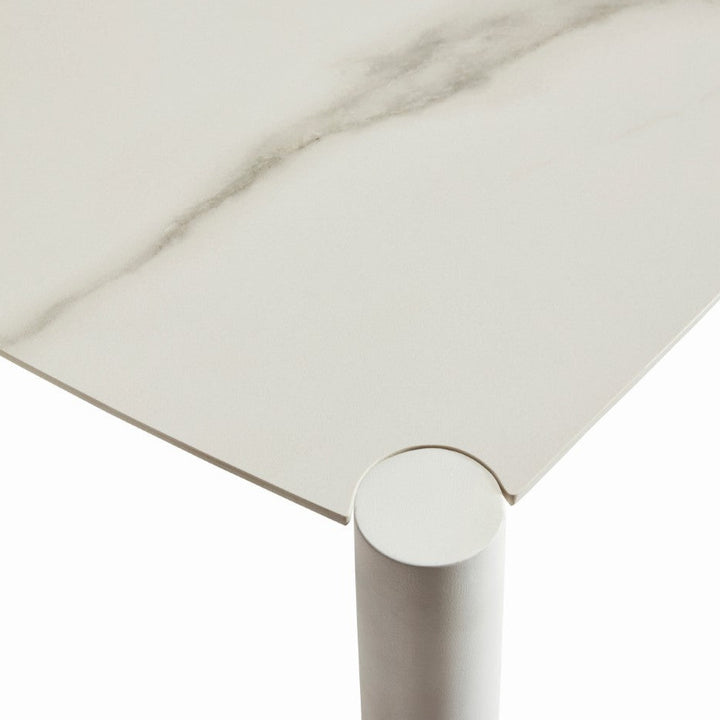 Table Icon céramique blanc mat 292x104 
