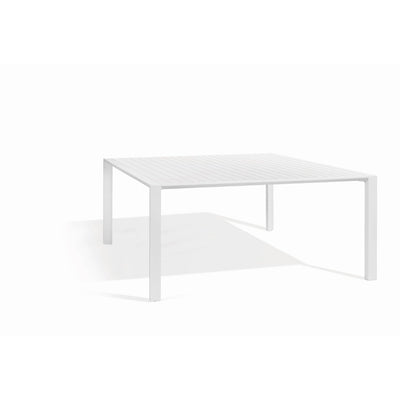 Table Metris blanc mat 160x160 