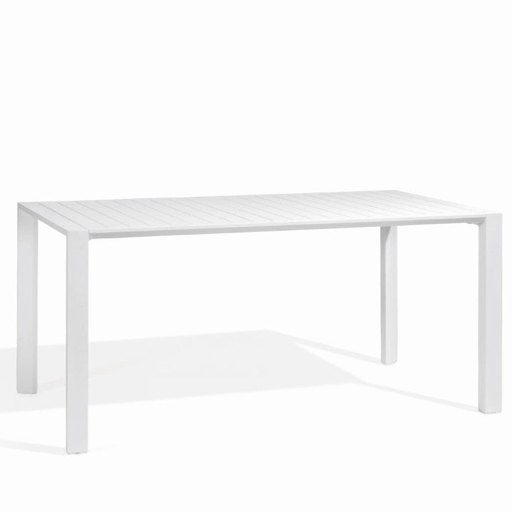Metris tafel white mat 160x80