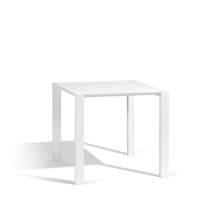 Table Metris blanc mat 80x80 