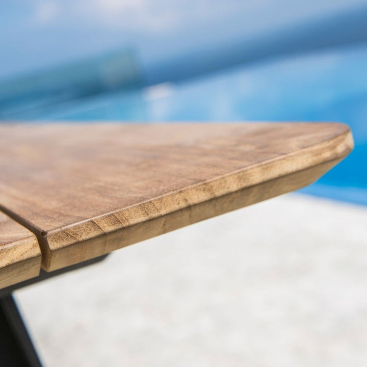 Elko tuintafel 300x105 charcoal mat