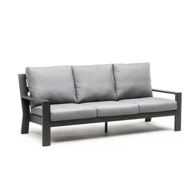 Merano loungeset charcoal mat