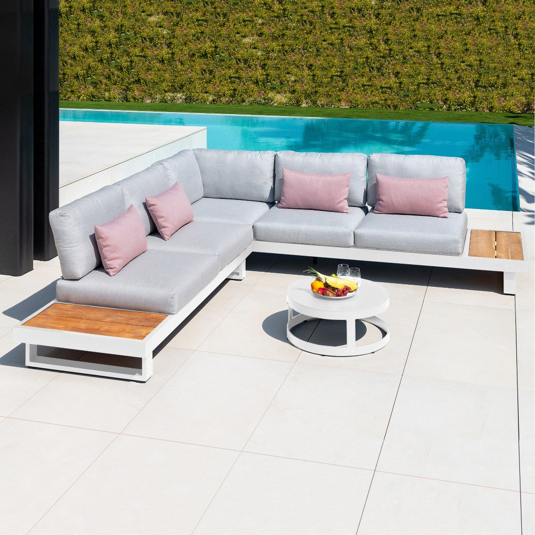 Murlo loungeset white mat