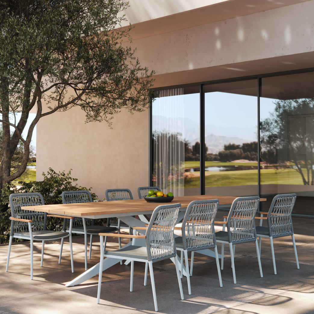 Yate teak | Loya stacking chair
