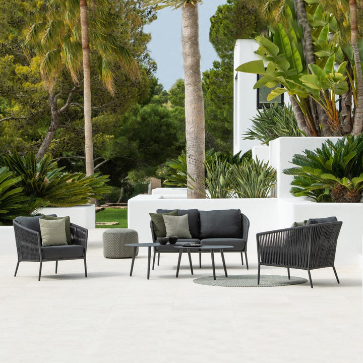 Fortuna loungeset charcoal matte