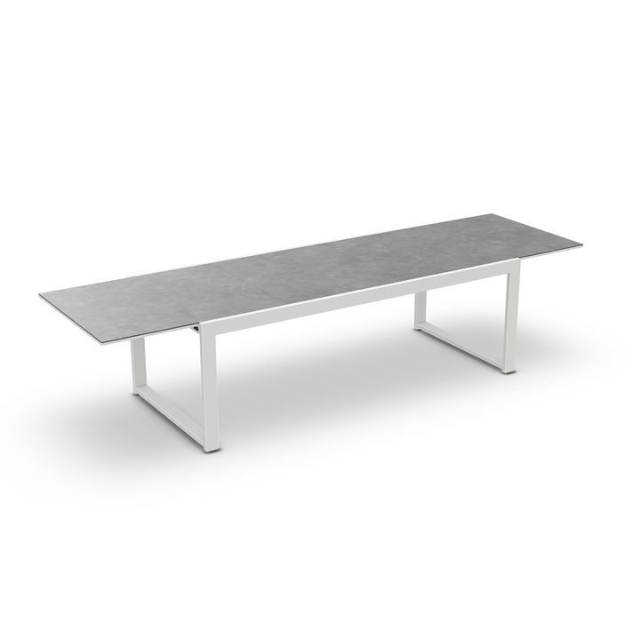 Vigo table 220-330cm white matte