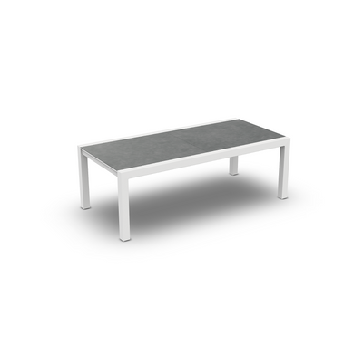 Livorno tafel 220-330x105 white mat