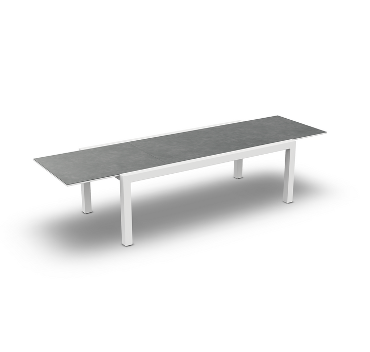 Livorno table 220-330x105 white matte