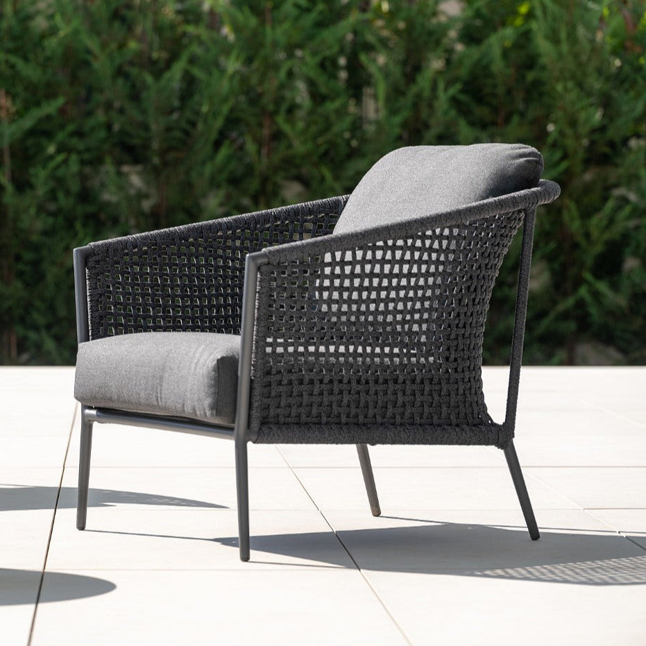 Safara loungeset charcoal mat