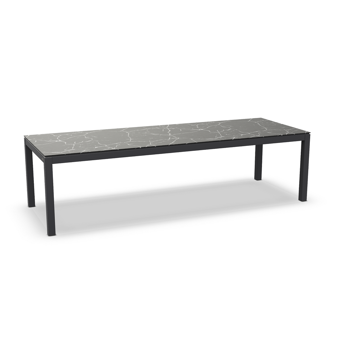 Danli garden table charcoal mat 280x100