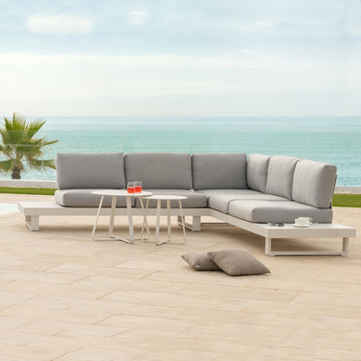Livio loungeset white mat | SHOWROOMMODEL