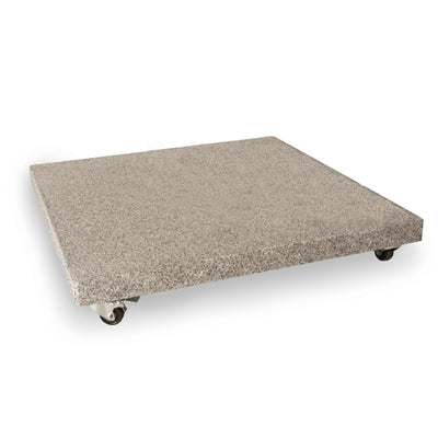 Parasol flottant Monaco 300x300 Parasol Sunbrella + socle + housse | charbon