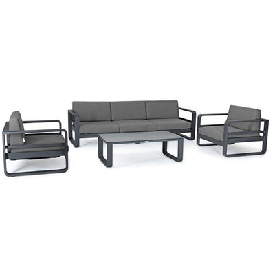 Reno Loungeset Charcoal Mat I Jati & Kebon - Jarderi