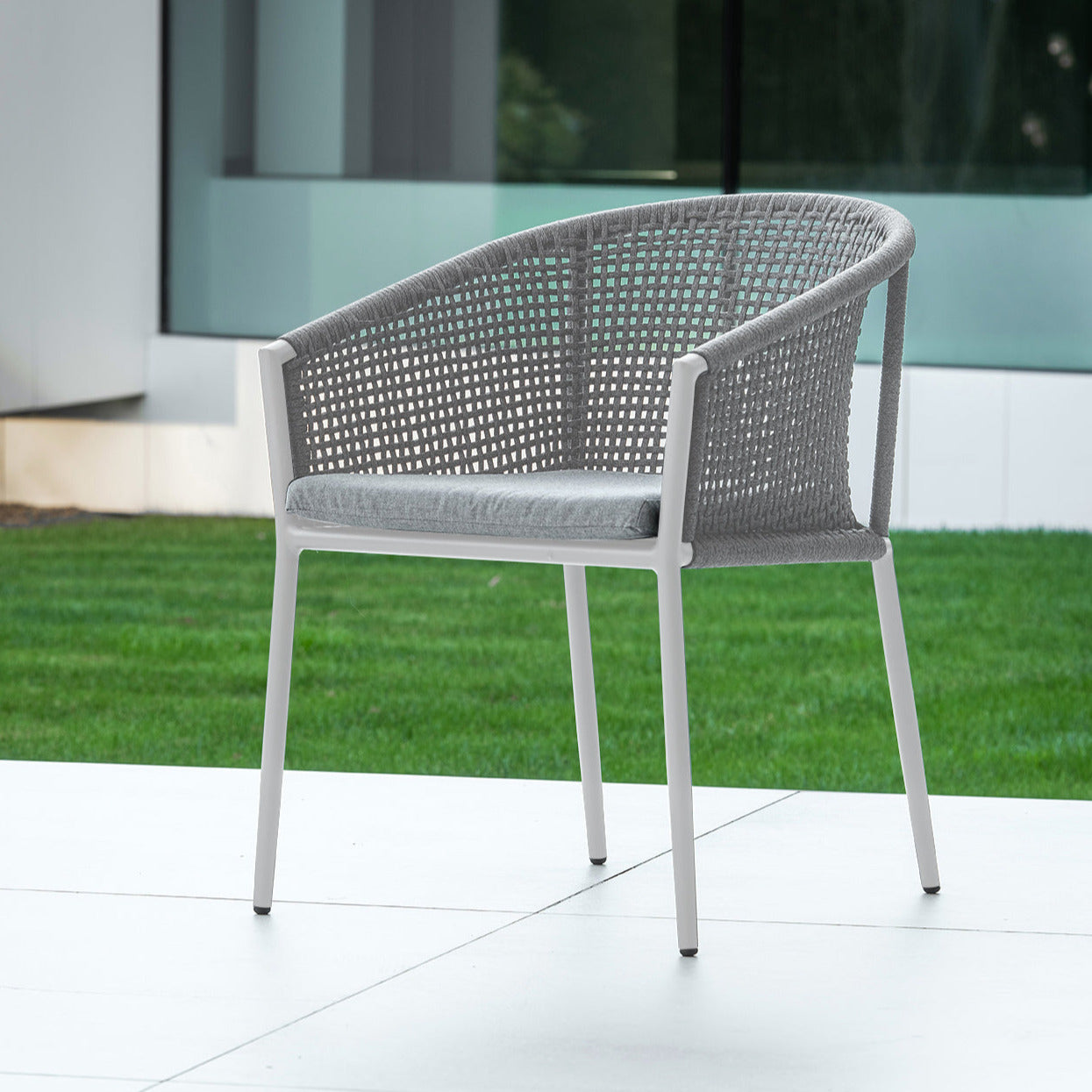 Safara rope light grey