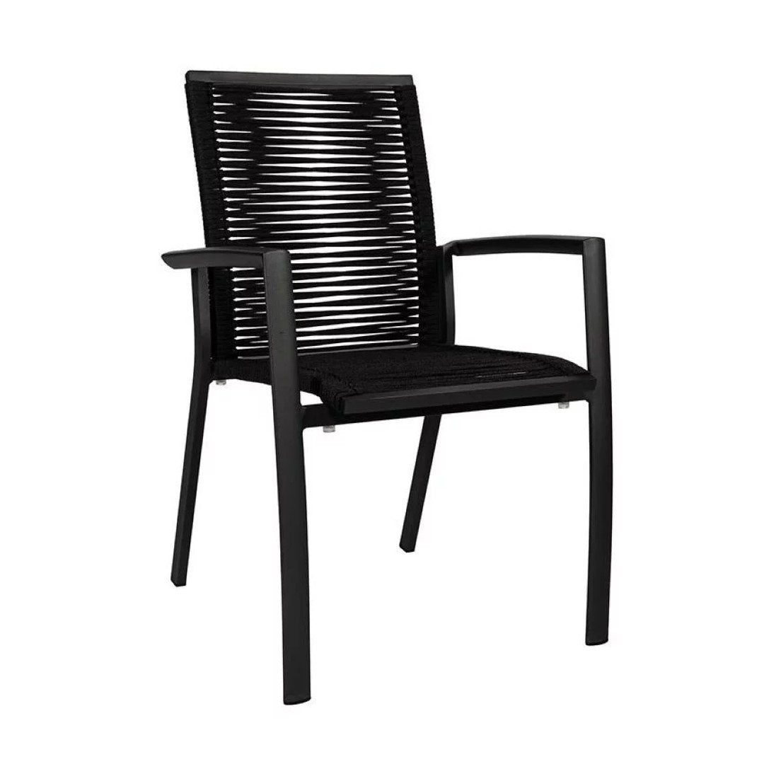 Sevilla dining rope charcoal