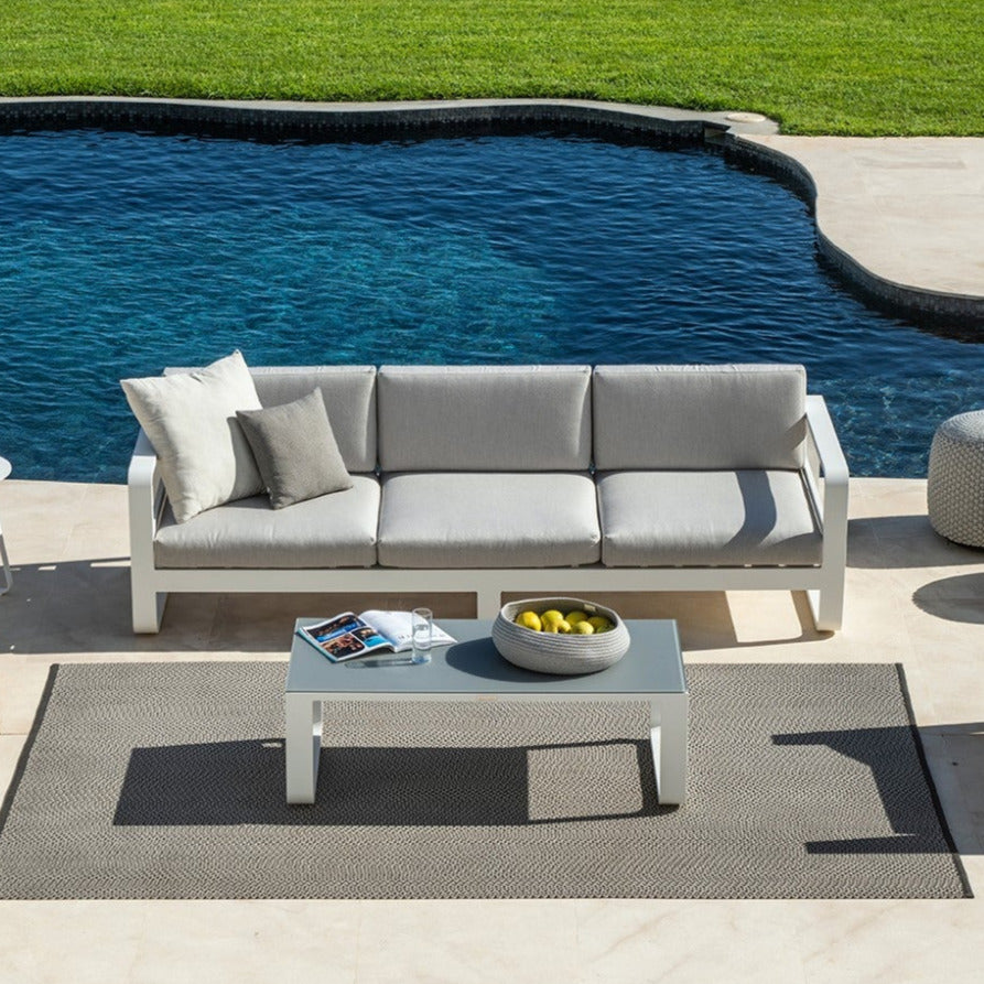 Reno Loungeset White Matte I Jati & Kebon