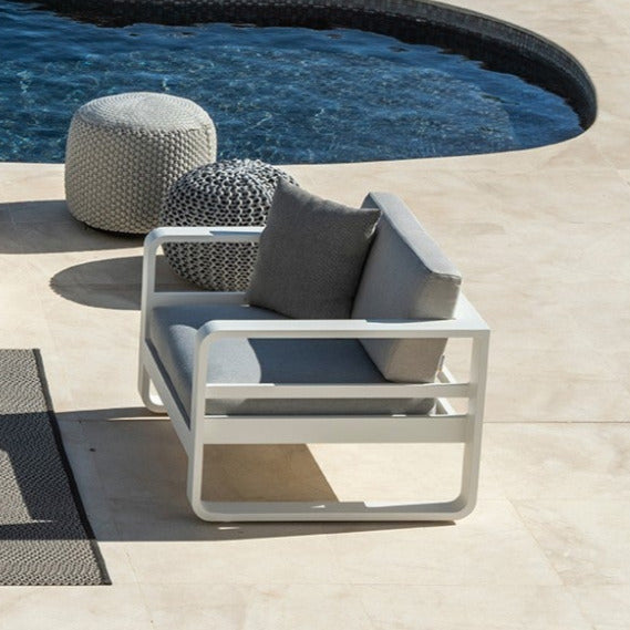 Reno Loungeset White Matte I Jati & Kebon